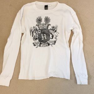 Hurley long sleeve thermal waffle T-shirt